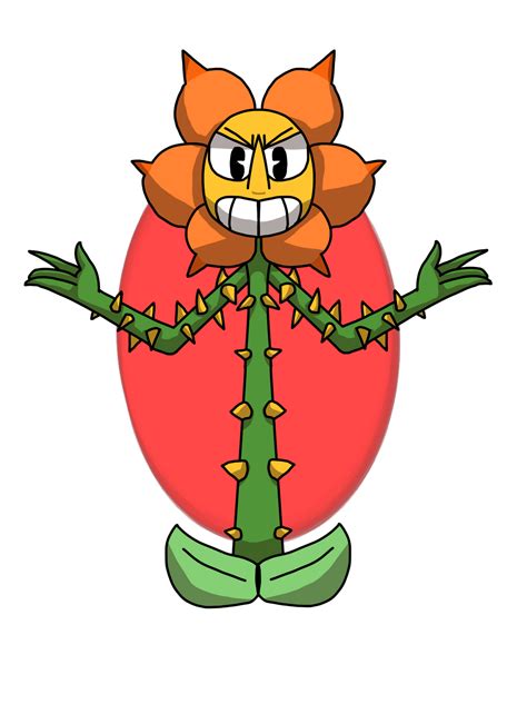 Cagney Carnation (Cuphead) by deltatheanimal on DeviantArt