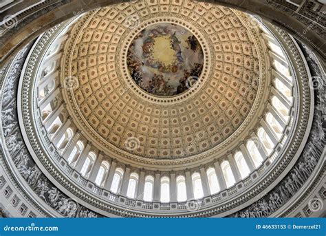 Dome Inside Of US Capitol, Washington DC Stock Photo - Image: 46633153