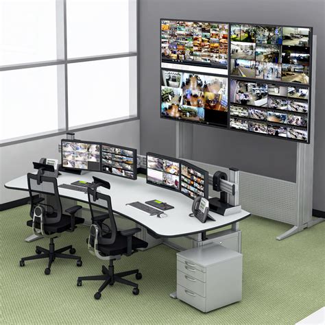 Security/CCTV Control Room Design, Furniture & Equipment - Mayteck