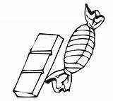 Bar Candy Coloring Pages Chocolate Bars Hershey Drawing Clipart Color  sketch template