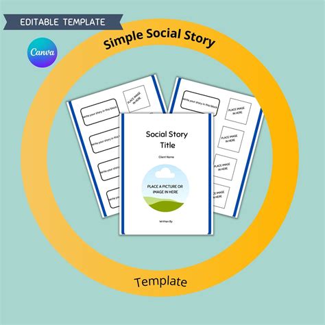 Social Story Template Editable in Canva /learning and Behaviour Support ...