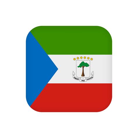 Equatorial Guinea flag, official colors. Vector illustration. 10420793 ...