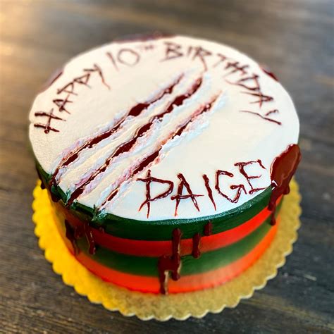 Freddy Krueger Cake - We Create Delicious Memories - Oakmont Bakery