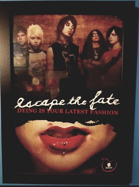 Framed Escape The Fate Original Poster - Ronnie Radke Foto (40876432) - Fanpop