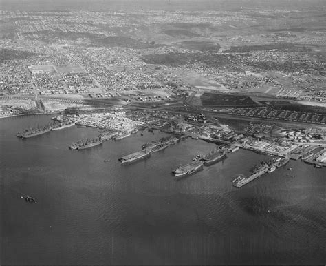 Aerial view of naval base San Diego, California 1943. | Flickr - Photo Sharing!