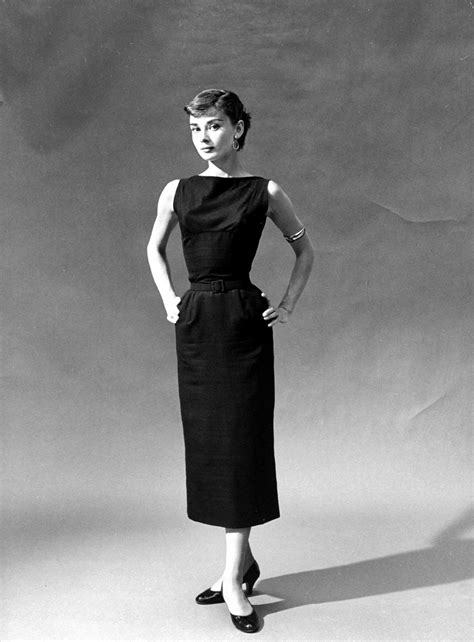 audrey-hepburn-in-sabrina-black-dress - Everything Audrey Hepburn