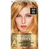 L'Oreal Paris Superior Preference Fade-Defying + Shine Permanent Hair Color, 9GR Light Golden ...