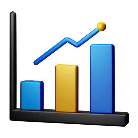 graph 3d rendering icon illustration 28607629 PNG