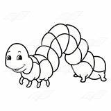Abeka  Clip Art Green Inchworm—squirming sketch template
