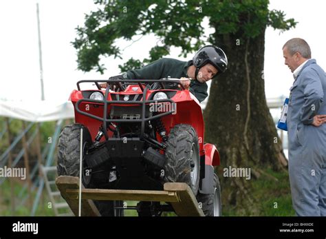 quad bike safety training Stock Photo - Alamy