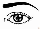 Eye Coloring Pages  Printable And Free Sheets For Kids sketch template