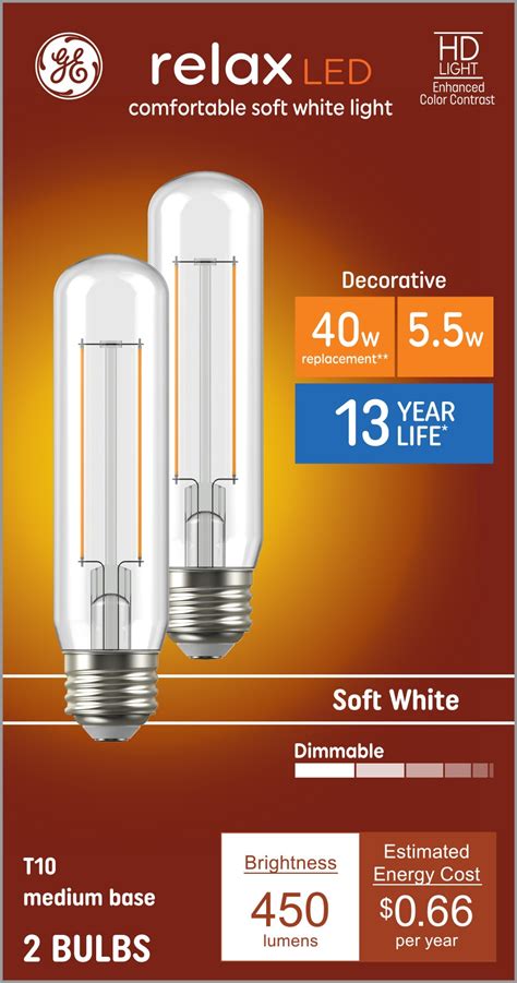 Tubular T10 General Purpose LED Light Bulbs at Lowes.com