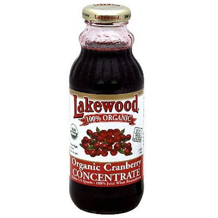 Lakewood Organic Cranberry Concentrate 100% Juice, 12.5FO (Pack of 12) - Walmart.com