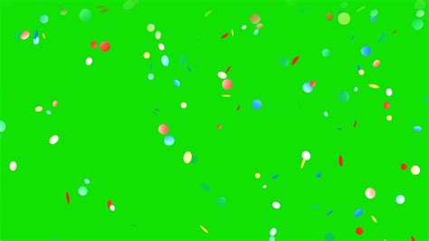 Confetti Green Screen