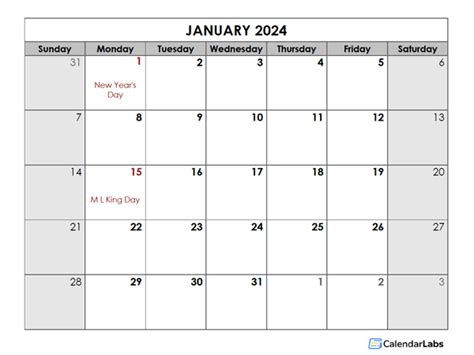 Printable 2024 Calendar With Holidays Free - Tatum Gabriela