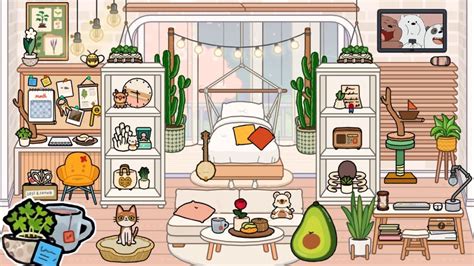 Toca Life World : NEW BIG AESTHETIC BEDROOM DESIGN MAKEOVER🍑🌿 | TOCA ...