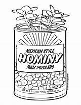 Canned Food Coloring Pages sketch template