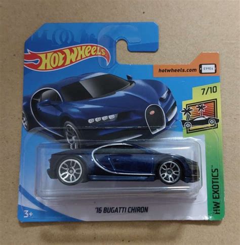 Promo Hot Wheels BUGATTI CHIRON, BLUE - EXOTICS - SHORT CARD Diskon 23% di Seller Venomancer ...