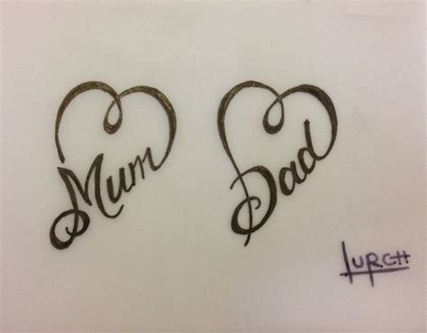 The 25+ best Mum and dad tattoos ideas on Pinterest | Mom dad tattoo designs, Mom dad tattoos ...