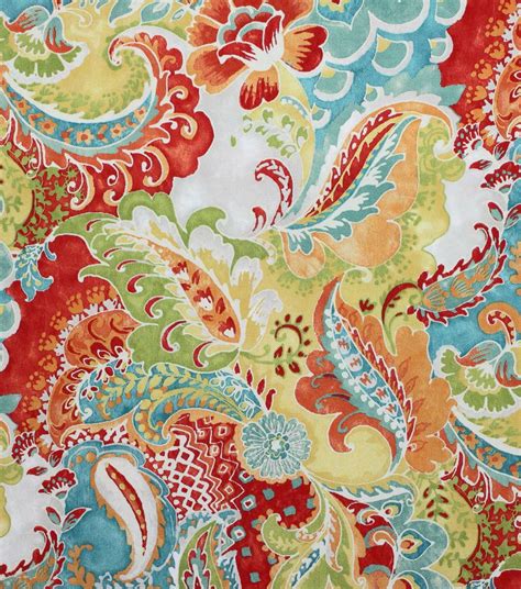 Solarium Outdoor Fabric-Thai Calypso - JoAnn | Jo-Ann | Outdoor fabric, Fabric decor, Home decor ...