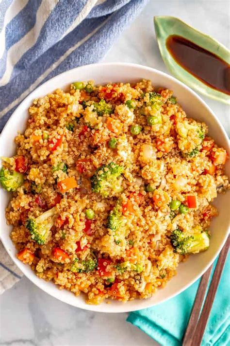 Quinoa Fried Rice {vegetarian} - Family Food on the Table