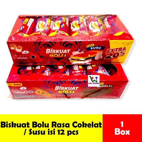 Jual Biskuat Bolu Kemasan Box Rasa Cokelat / Susu isi 12 pcs by Mondelez | Shopee Indonesia