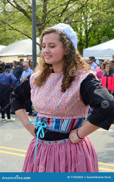 Dutch Dance Performer editorial stock photo. Image of michigan - 71832843