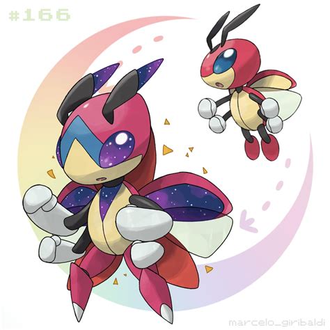 [OC] I designed a Mega-Evolution for Ledian! : r/pokemon