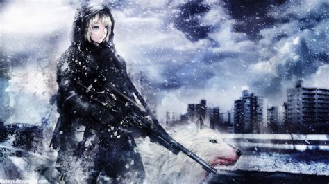 Anime Wolf Girl Wallpaper - WallpaperSafari