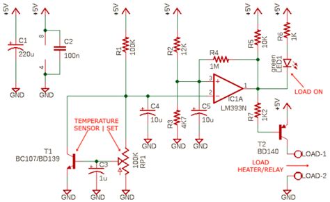 Electronic Thermostat - ElectroSchematics.com