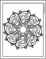 90 Celtic Coloring Pages Irish Scottish Gaelic sketch template
