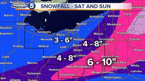 Ohio Snowfall Map | secretmuseum