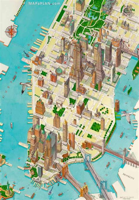 13 Best images about Maps of New York City and Manhattan top tourist ...