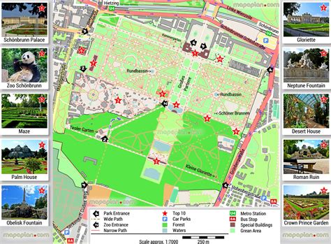 schonbrunn palace printable walking favourite points interest visit ...