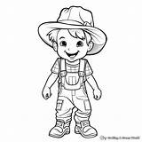 Overalls Coloring Pages  Free & Printable sketch template