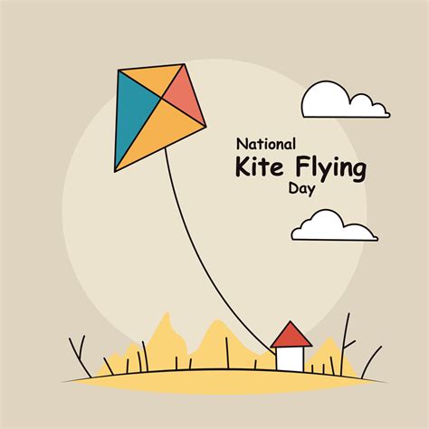 National Kite Flying Day background. 36515692 Vector Art at Vecteezy