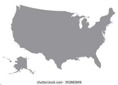Simple Map Of Usa