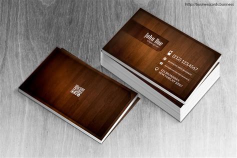 Free Wood Business Card Template : Business Cards Templates