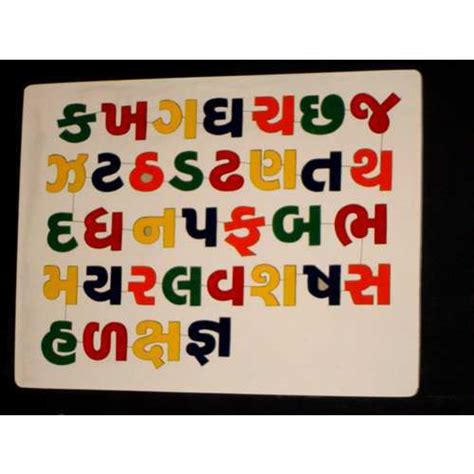 Gujarati Alphabet Poster | Oppidan Library