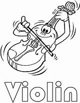 Violin Coloring Pages  Best For Kids sketch template