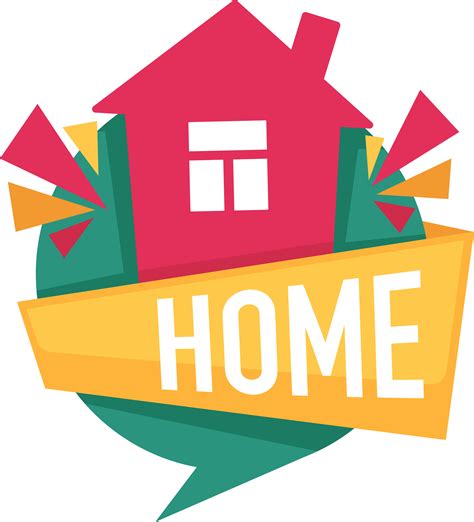 Real Estate House Logo - House Cartoon Png (2501x2757), Png Download