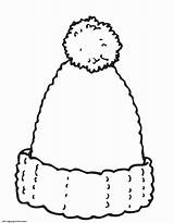 Coloring Pages Winter Hat  Dunanal sketch template