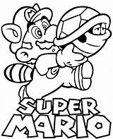 Super Mario Bros coloring Page sketch template