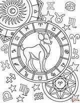 Aries Zodiac Sign coloring page  Free Printable Coloring Pages sketch template
