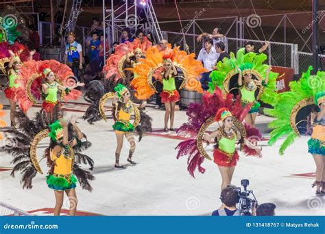 Traditional Carnival in Encarnacion, Paraguay Editorial Photography ...