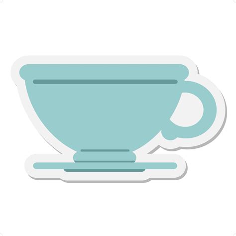 coffee cup sticker 11121884 Vector Art at Vecteezy