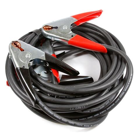 Forney 25 ft. 2-Gauge Heavy Duty Battery Jumper Cables-52878 - The Home ...