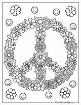 16 Peace Coloring Pages Free PDF Printables sketch template