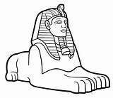 Sphinx Coloring Page sketch template