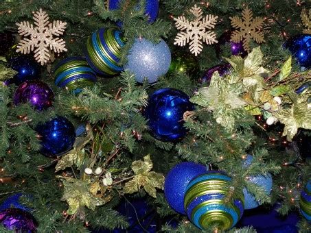 Free Images : holiday, christmas tree, glitter, ornament, christmas decoration, lights, stars ...